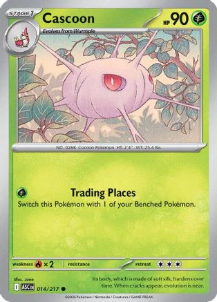 Cascoon 014  - Reverse Holofoil ME Ascended Heroes - Common