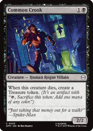 Common Crook (SPM-053) - Marvel's Spider-Man Foil