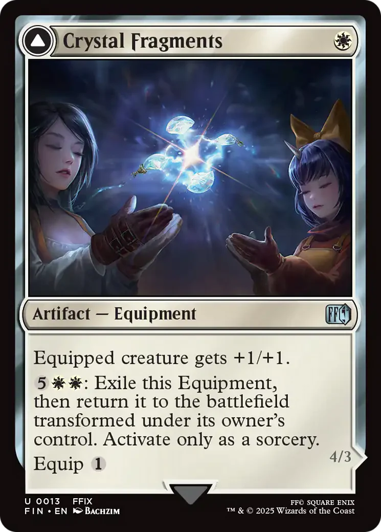Crystal Fragments // Summon: Alexander (FIN-013) - FINAL FANTASY: (enchantment) - Image 3