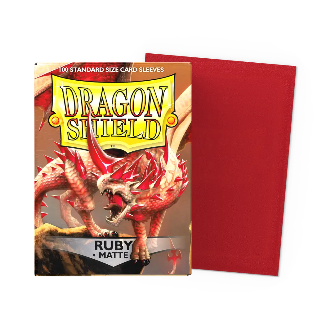 Dragon Shield: Ruby Matte Sleeves