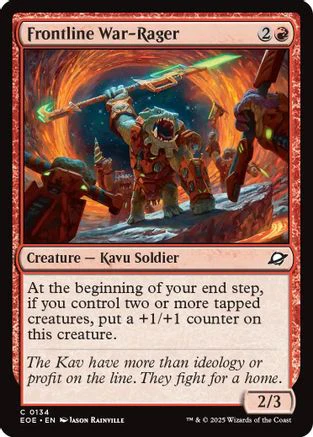 Frontline War-Rager (EOE-134) - Edge of Eternities