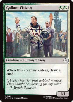 Gallant Citizen (SPM-129) - Marvel's Spider-Man Foil