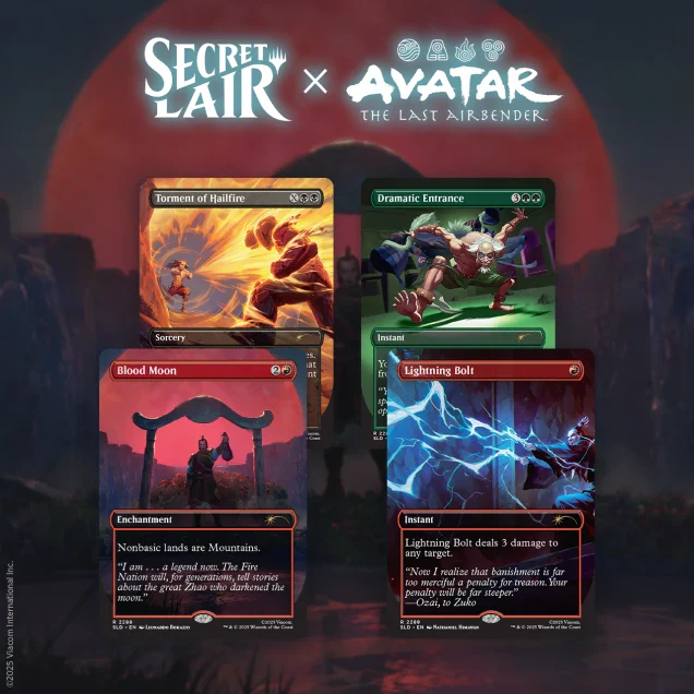 MTG Secret Lair x Avatar: The Last Airbender: Everything Changed - Non-Foil Edition - Secret Lair Drop Series