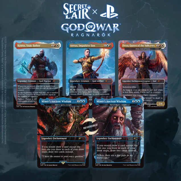 MTG Secret Lair x God of War: Norse, Traditional Foil Edition - Image 2
