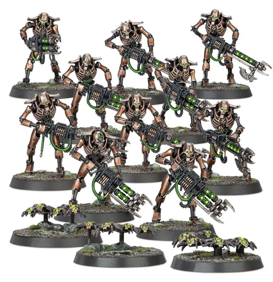 Warhammer 40,000 Necrons Warriors (13 Miniatures) - Image 2