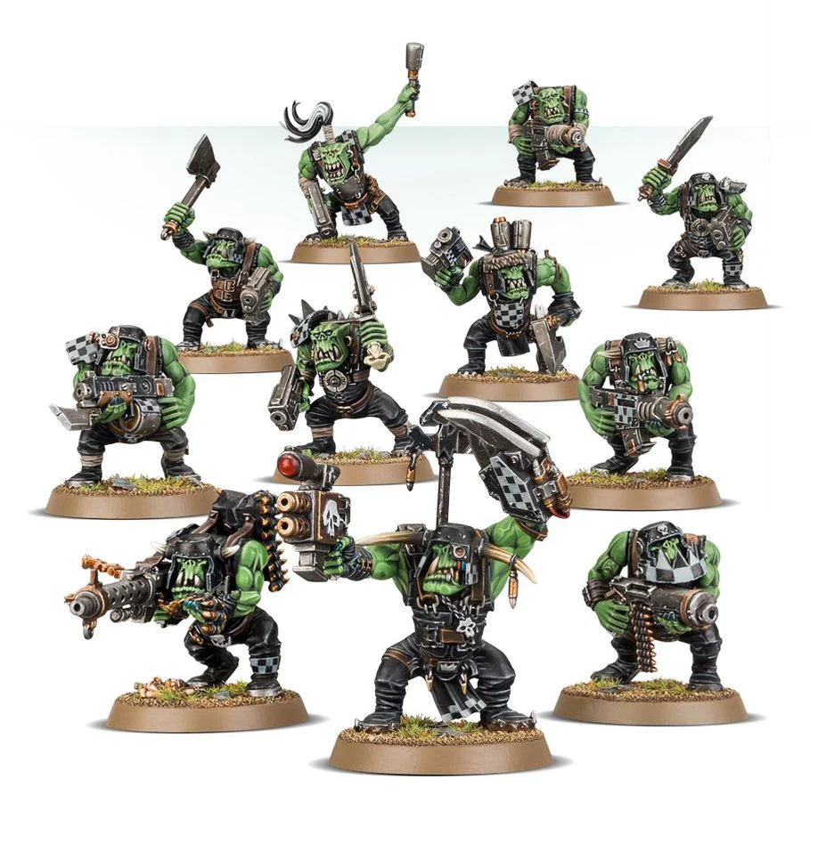 Warhammer 40,000 Orks Boyz (11 Citadel Miniatures) - Image 2