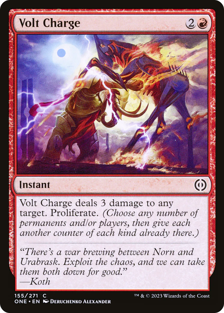 Volt Charge (ONE-155) - Phyrexia: All Will Be One